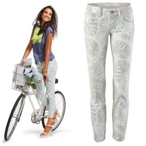 CAbi paradise light blue skinny jeans.